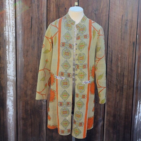 Reversible Bohemian Quilted Coat - Picture 5 of 7